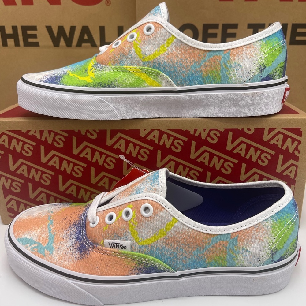 Vans Men’s Authentic
(Retro Mart) Multi/True White Sneakers 
VN0A348A40L - Picture 2 of 16